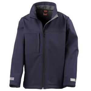Result Childrens/Kids Classic Soft Shell Jacket / Navy